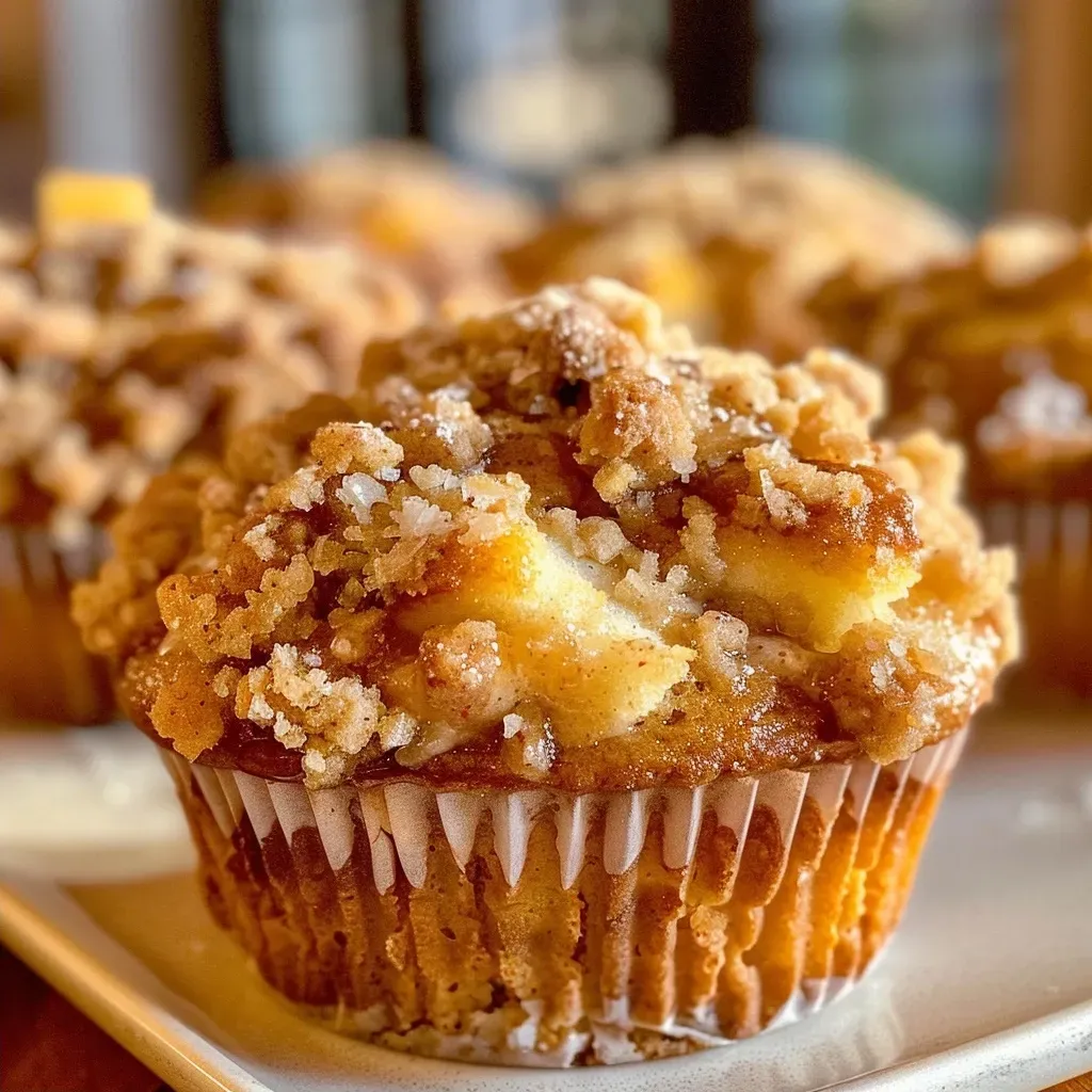 Deliciously baked Apfel-Zimt-Streusel-Muffins featuring a crispy streusel and juicy apple filling.