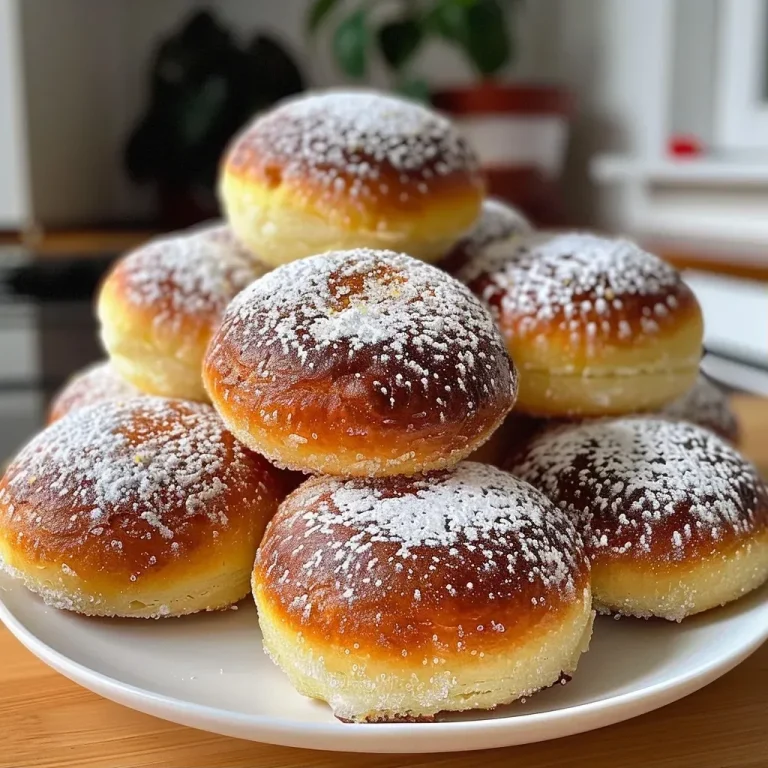 Köstliche Krapfenbällchen – Der süßeste Genuss aus der Heimat Close-up view of golden-brown German donut holes on a wooden surface.