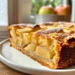 ['Close-up side view of a caramel apple cake, showcasing its juicy layers and golden crust.', 'A side view of Karamell-Apfelkuchen vom Blech, highlighting the glossy caramel and apple filling.', 'Detailed side view of a delicious caramel apple sheet cake, with visible apple chunks and caramel drizzle.', 'Juicy apple cake with caramel glaze, viewed from the side to emphasize its moist texture and rich color.']