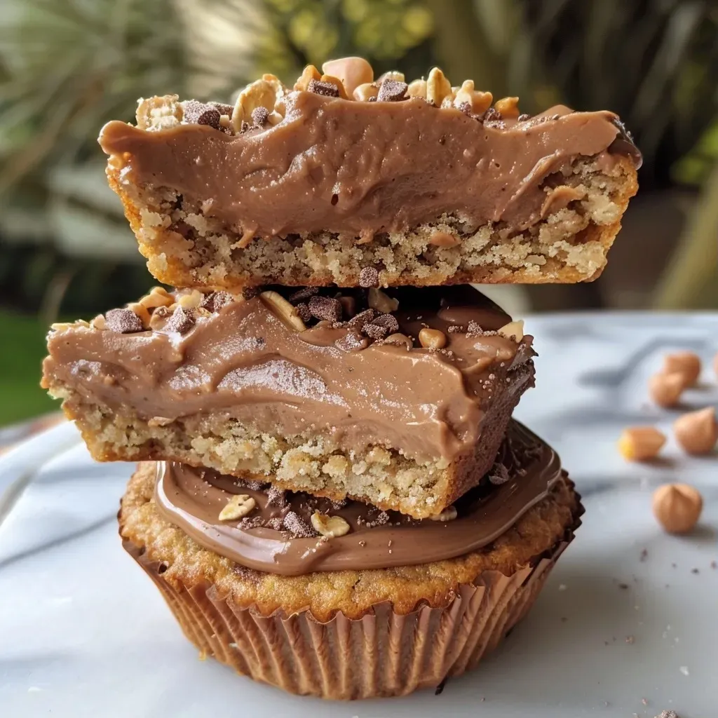 Close-up view of protein cupcakes with a moist texture and creamy frosting.