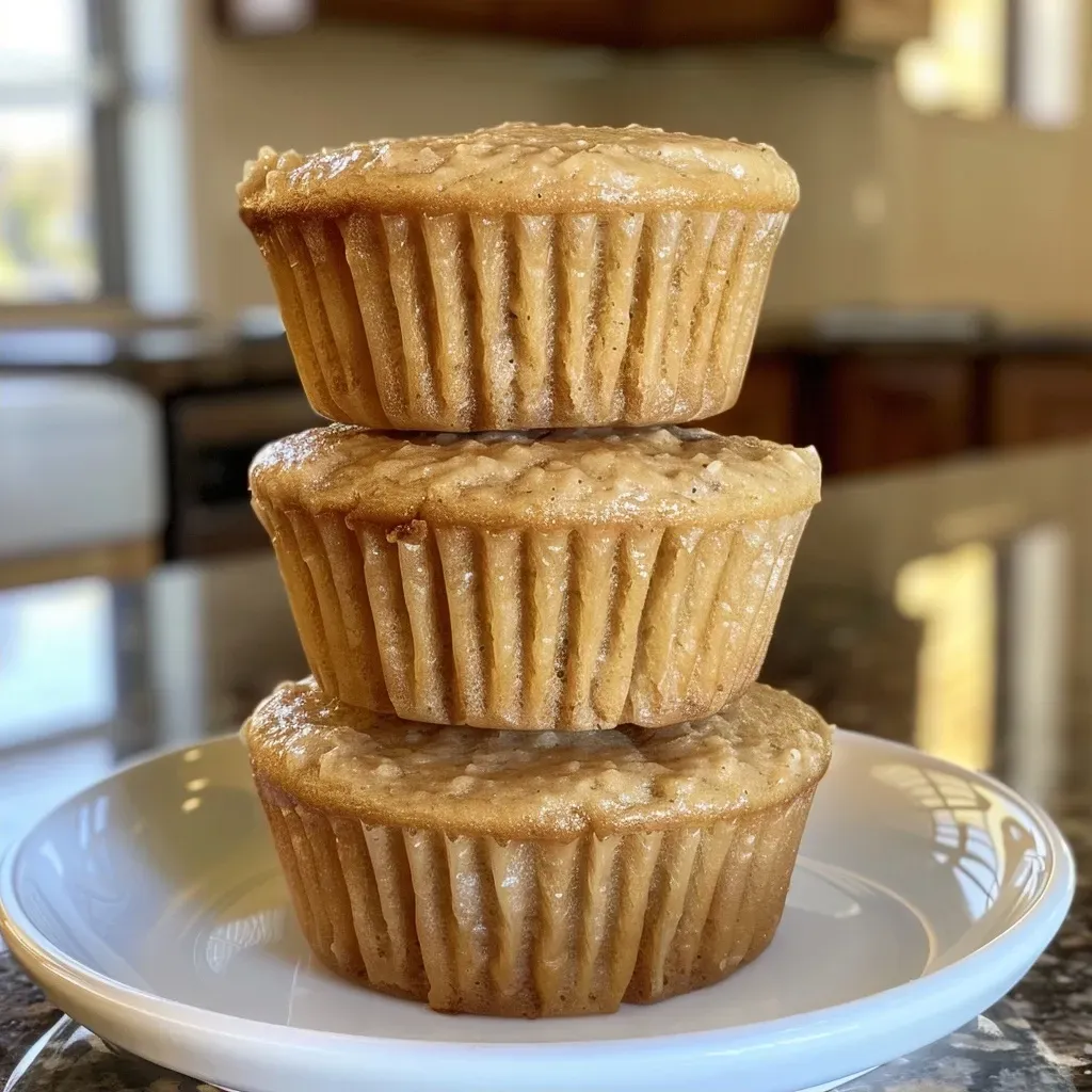Side view of healthy protein cupcakes showcasing their fluffy layers and toppings.