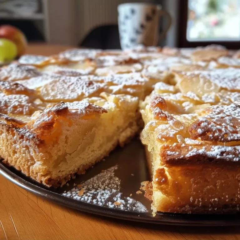 ['A moist and golden Quittenkuchen vom Blech with a side view showcasing its texture and fragrance.', 'Close-up image of Quittenkuchen vom Blech, highlighting the juicy quince topping and crumbly base.', 'Side angle of freshly baked Quittenkuchen vom Blech displaying a shiny, caramelized fruit layer.', 'Captivating view of a slice of Quittenkuchen vom Blech, revealing its dense, moist interior and succulent quince pieces.']