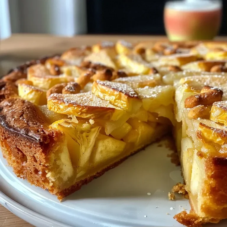 ['Close-up view of a low carb apple cake on a baking sheet.', 'Side angle of a juicy low carb apple cake garnished with pecans.', 'Detailed shot of a succulent low carb apple cake with apple slices visible.', 'Slice of low carb apple cake on a plate, showcasing its moist texture.']
