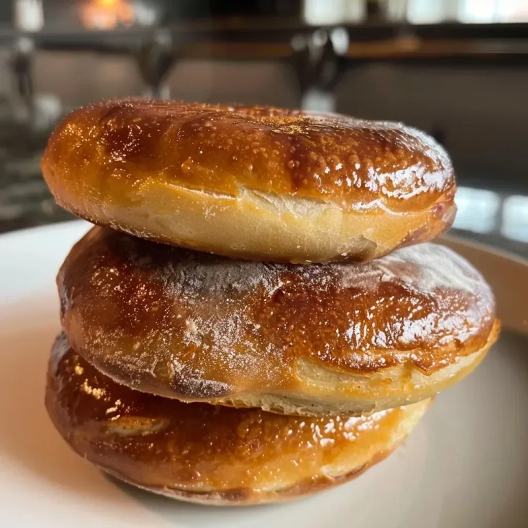 Wärmende Schwedische Kürbisbrötchen mit Kardamom – Ein Genuss für die Seele Close-up of a golden-brown Schwedische Kürbisbrötchen with a glossy glaze.