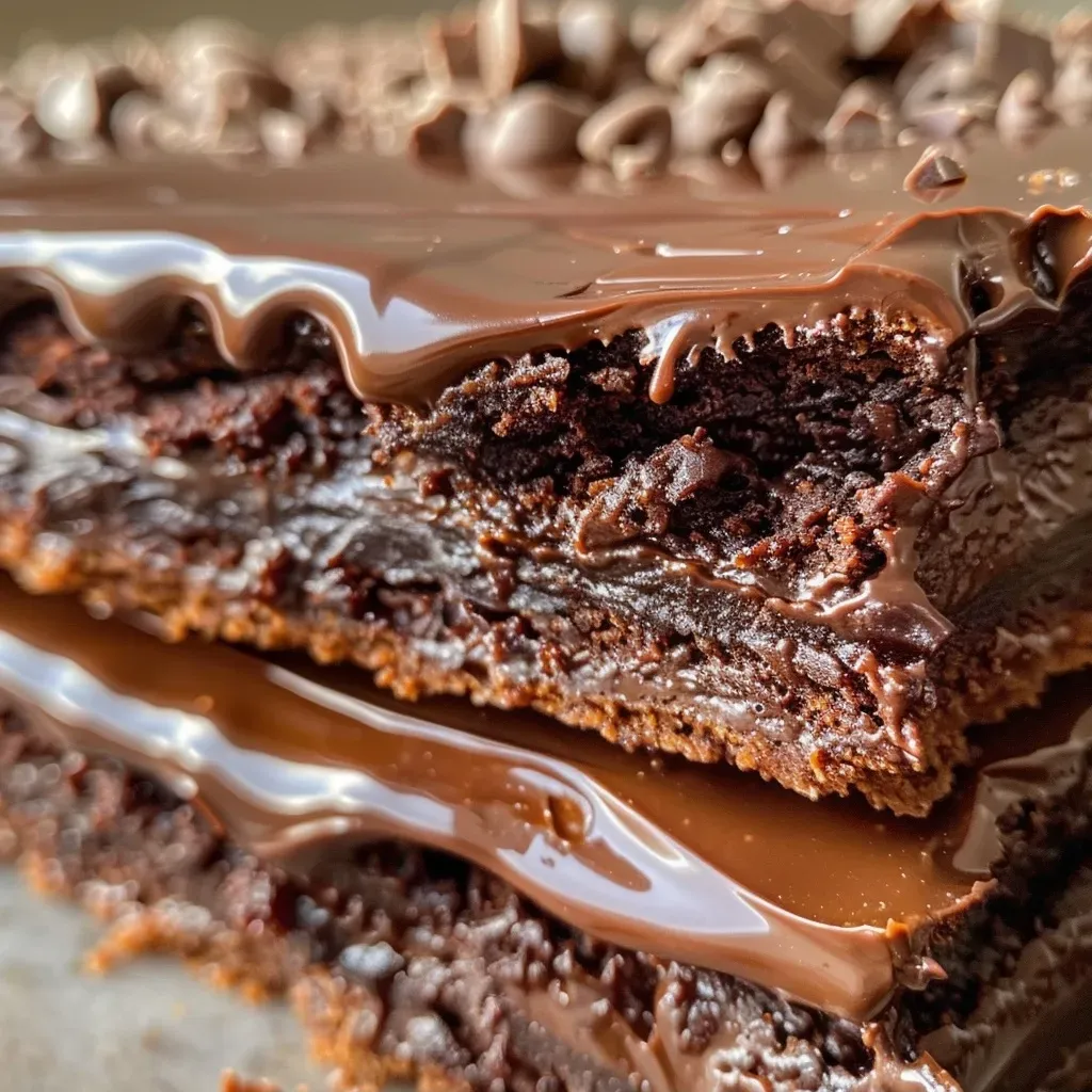 A close-up view of a soft chocolate and chestnut cake, showcasing its rich texture.